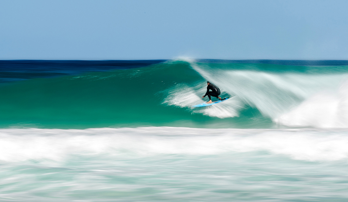 Dan Wyer slotted, caught speeding. Photo: Peter Jovic