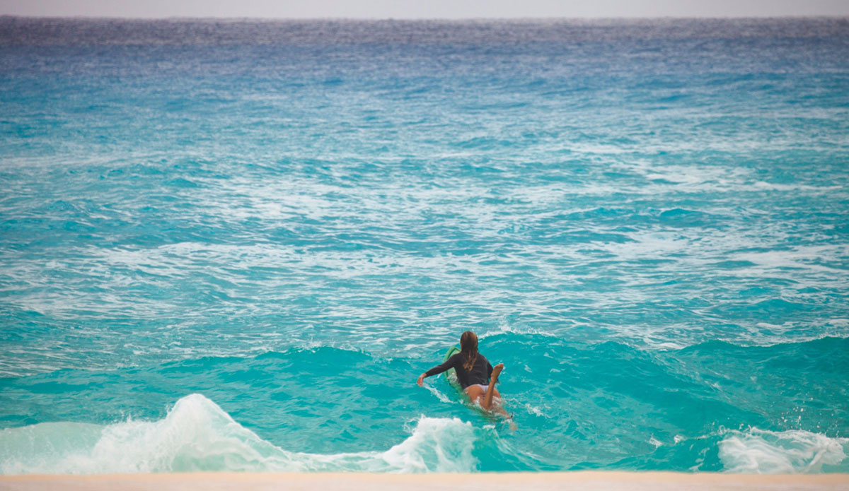 Not tricky photo editing, just the bluest water any of us had ever seen. Photo: <a href=\"https://instagram.com/carlitorosen/\"> Carl Rosen</a>