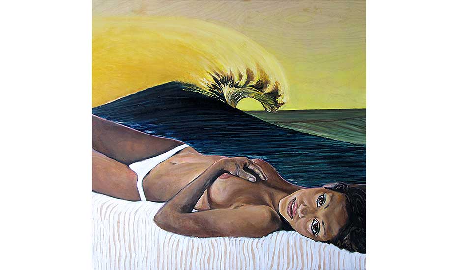 Every surfer\'s dilemma:  keep your wife happy or go surfing? Photo: <a href=\"https://philgoodrich.com/\" target=_blank>Phil Goodrich</a>