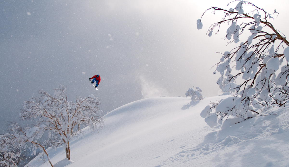 DCP in Niseko, Japan with a front three tail grab. Unbelievable snow. You must go there. Don’t eat the radioactive fish, stick to Kobe beef. Photo: <a href=\"https://www.philtifo.com/\">Phil Tifo</a>