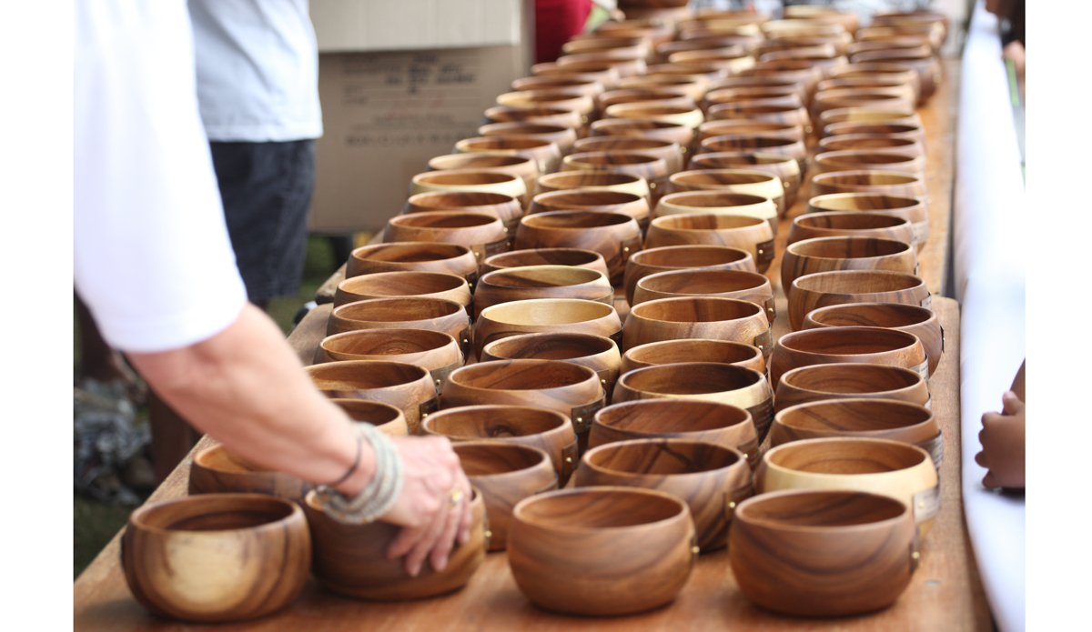 Every entrant to the Keiki push in received a free trophy. Photo: <a href=\"https://www.danegrady.com/\">Dane Grady</a>