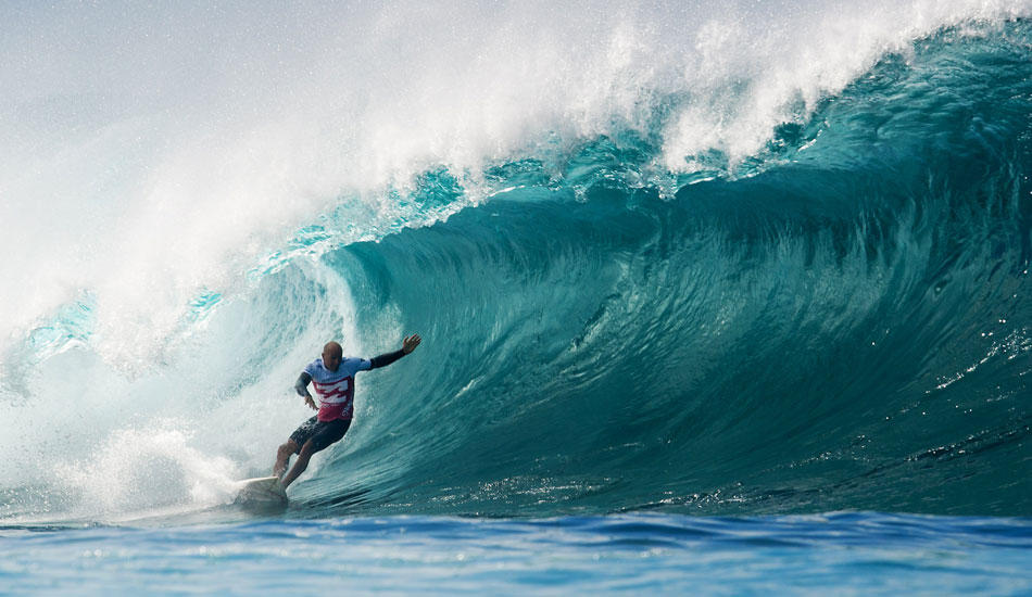 Kelly Slater, chasing the world title dragon. Photo: ASP // Cestari