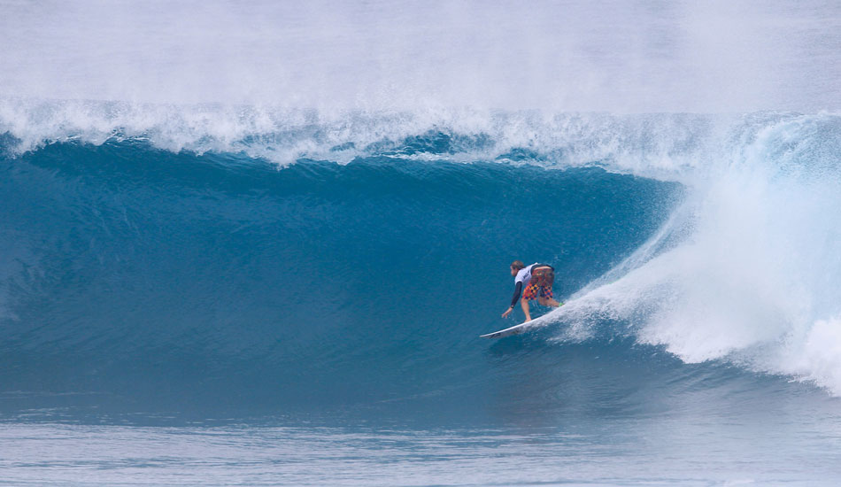 Alex Gray looking for a Backdoor screamer. Photo: Bielmann