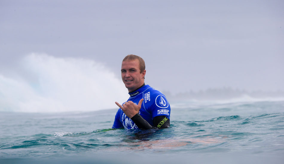 Jamie O at home. Always a standout at Pipe. Photo: Bielmann