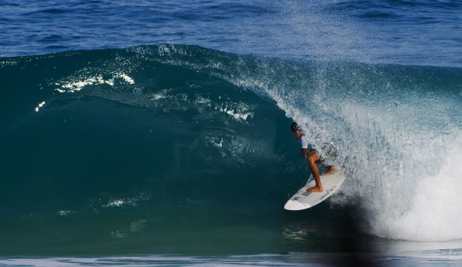 Kaito Kino, tucking right in. Photo: Carey