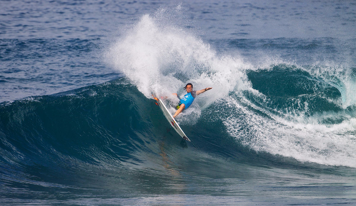 Jordy Smith Of South Africa (pictured) winning his Round 2 heat at the Billabong Pipe Masters at Pipeline. Photo: <a href=\"https://www.worldsurfleague.com/\">WSL</a>/<a href=\"https://www.instagram.com/kirstinscholtz/\">Scholtz</a>