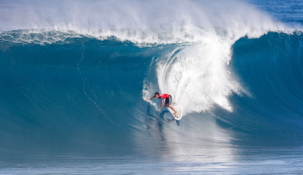 Michael February. Photo: WSL/Cestari