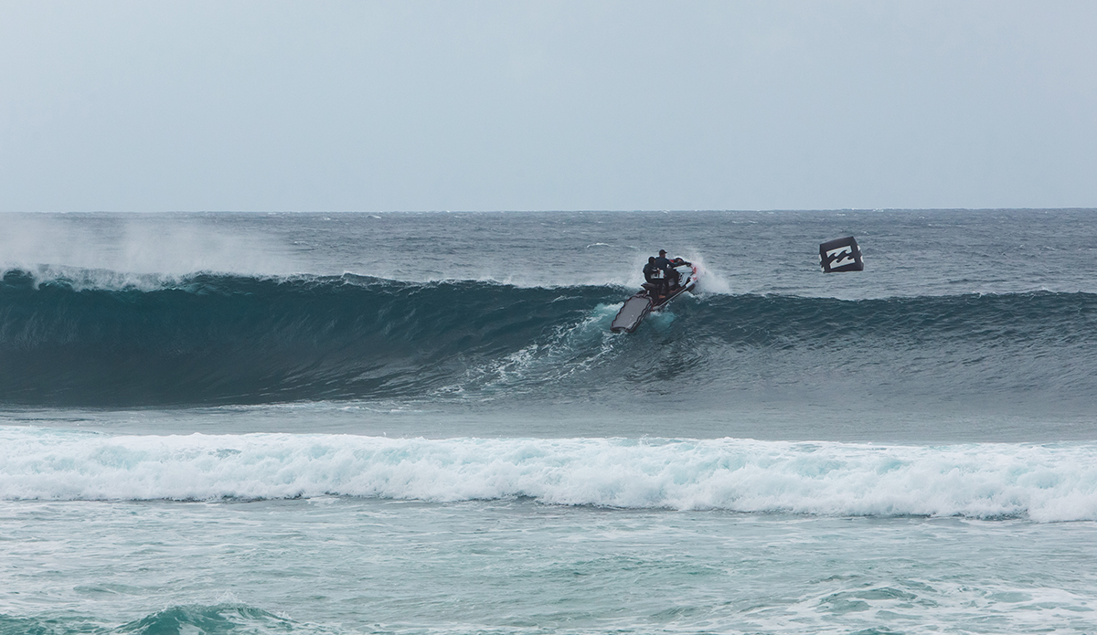 Water patrol was on it, controlling the chaos. 