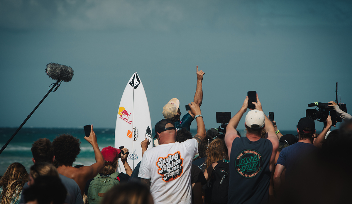 It was definitely his day. 