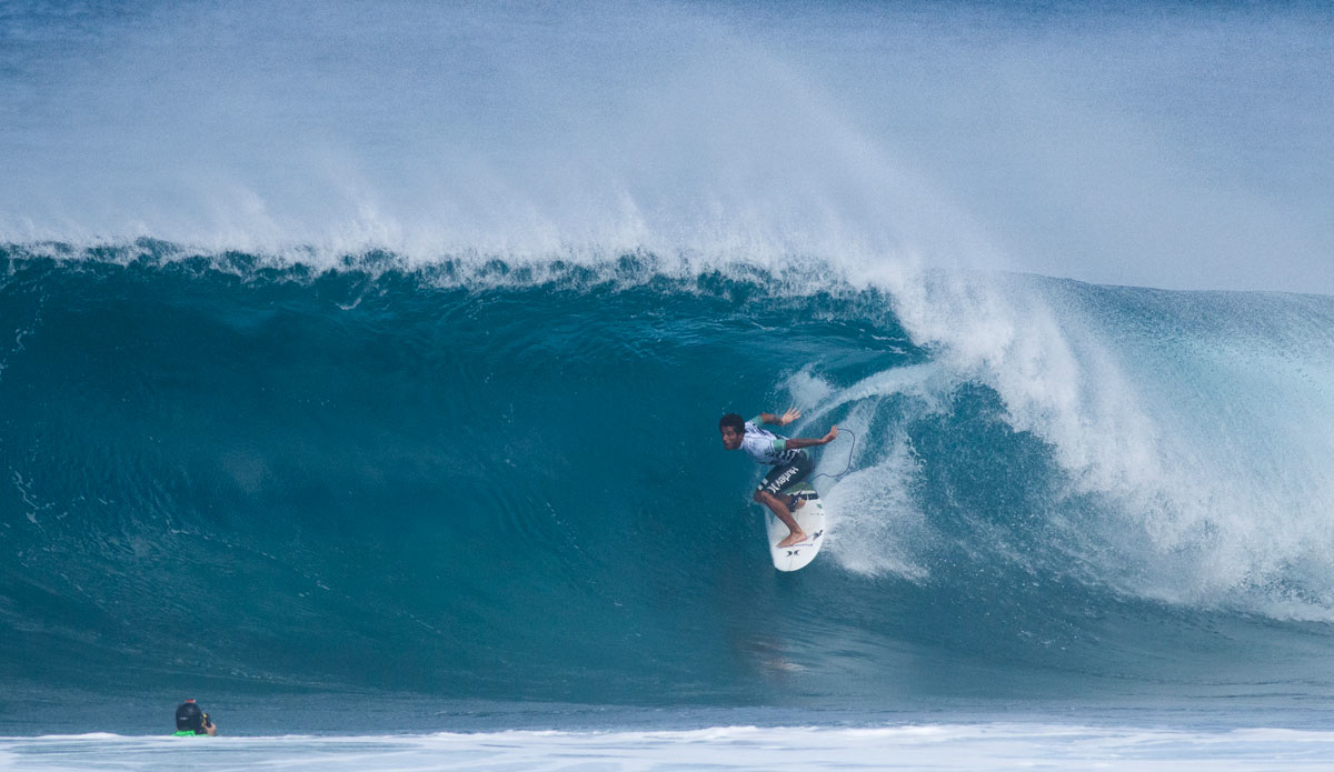 Toledo. Going for broke.  Photo: <a href=\"https://mattdunbar.com.au\" target=\"_blank\">Matt Dunbar</a>