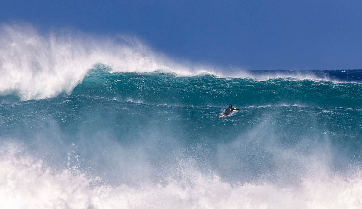 And moments of terror out the back.