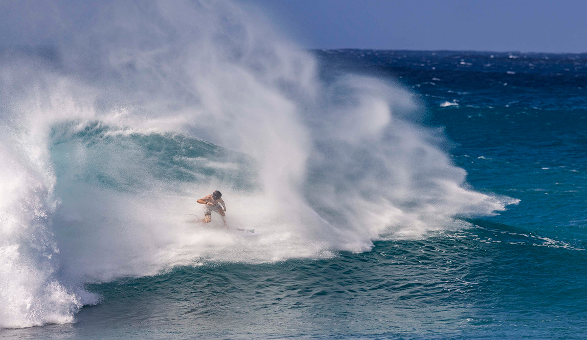 The spit tells the story.