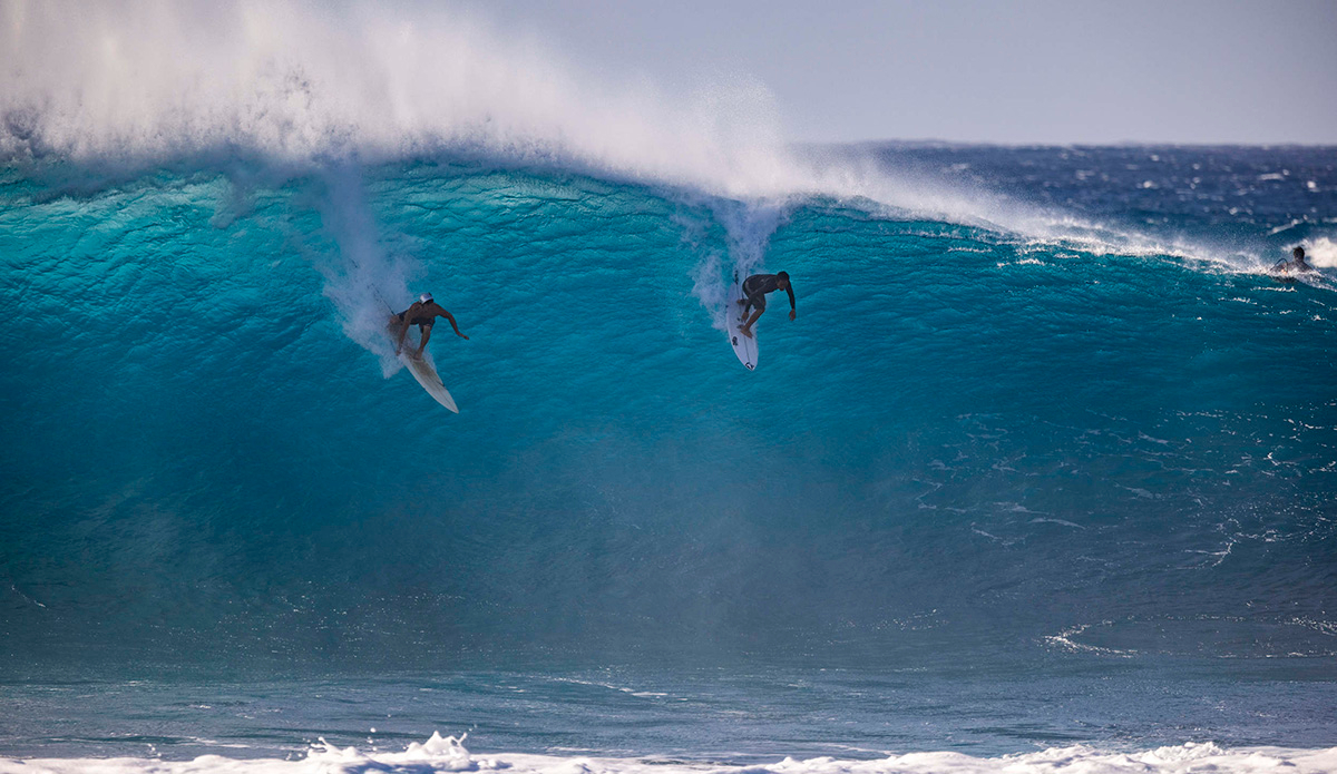 One helluva big party wave. 