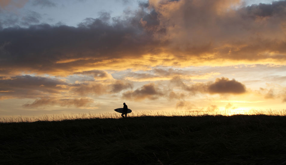 Early morning walk with Catherine Bruhwiler as the sun rises. Photo: <a href=\"https://www.adamdewolfe.com/Intro.html\" target=_blank>Adam Dewolfe.</a>