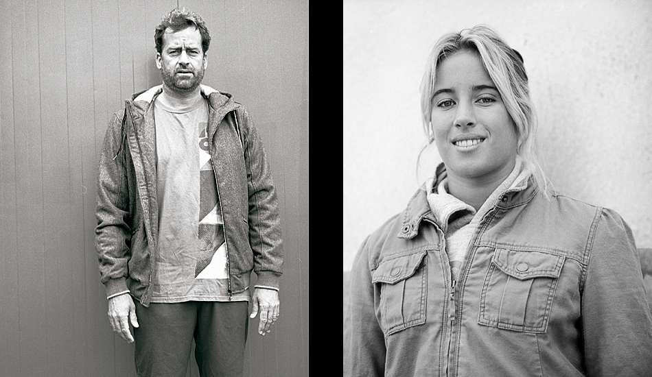 The Curren family. Father and daughter. Biarritz. France. Photo: <a href=\"https://www.josevglezvisions.com\" target=_blank>Jose V. Glez.</a>