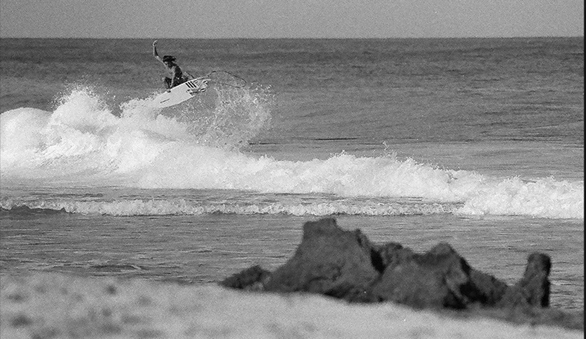 Getting a good action shot on film is really hard to get. This was the last shot on the roll on a fun day at Rocky Point. Photo: <a href=\"https://www.kevinjara.com/\">Kevin Jara</a>