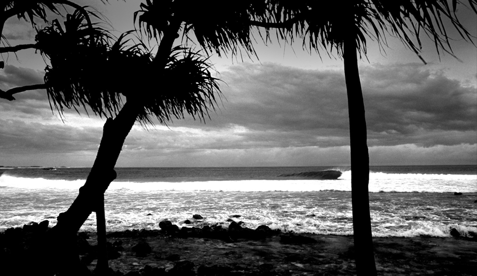 I though I was going to get skunked on this trip. On my last night a storm rolled through and the next morning I woke up to this fun right reef break. The tricky part was figuring out how to get out through the reef, eventually followed a fisherman though a channel about a quarter mile away. Image: <a href=\"https://www.paulferraris.com/\" target=\"_blank\">Ferraris</a>