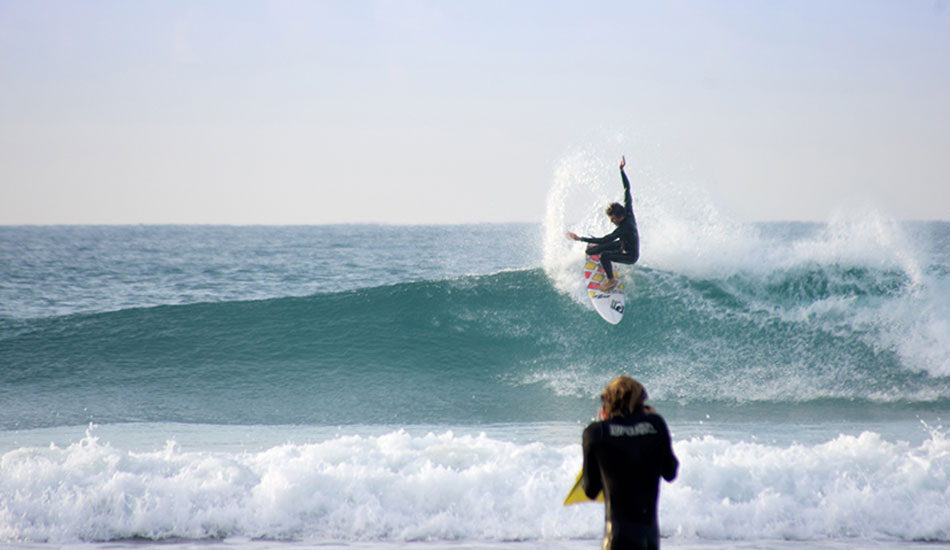 Ryan and Alex - Ryan Hunt storms through while Alex watches the show. Photo: <a href=\"https://www.twhyphotography.com\">Tyhe Reading</a>