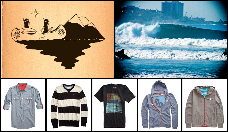 Left: Artwork for <a href=\"http://www.theryde.com\" target=_blank>The Ryde</a>. Right: Blacks beach bottom turn. Bottom: We\'ve been expanding into the cut-n-sew realm at <a href=\"http://www.theryde.com\" target=_blank>The Ryde</a> and it has been challenging and fun to find new ways to be creative. These are pieces from our Fall 2010 collection.