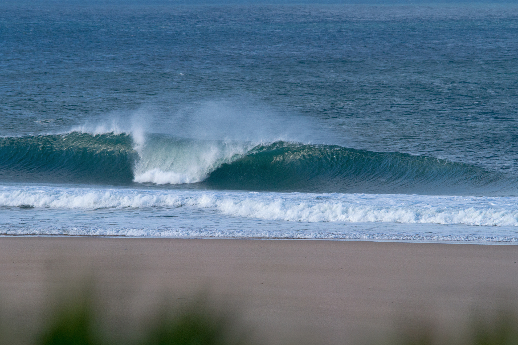 Classic Supertubos A frame.  The left looking a lot better than the right this day.   Photo: <a href=\"https://www.lukecamerondawson.com\">Luke Dawson</a>