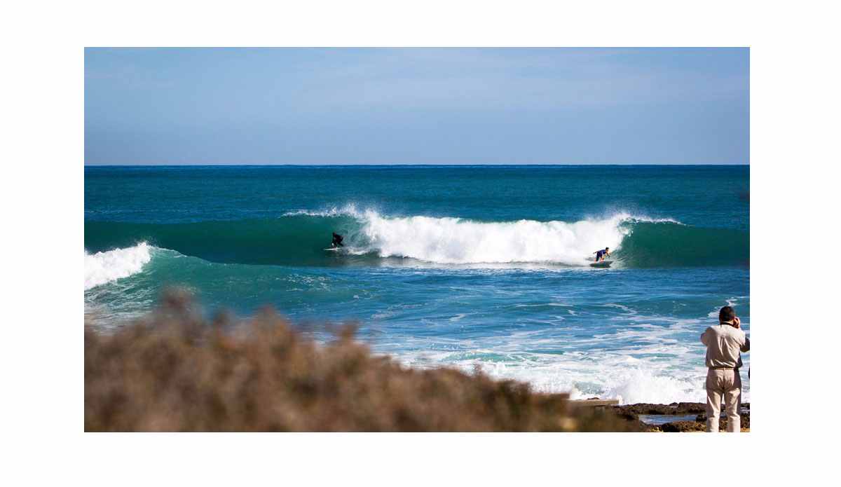 Split peak, Miguel Colomina and Javi Postigo. Photo: <a href=\"https://instagram.com/thefrogeye\" target=\"_blank\">Alex Postigo</a>.