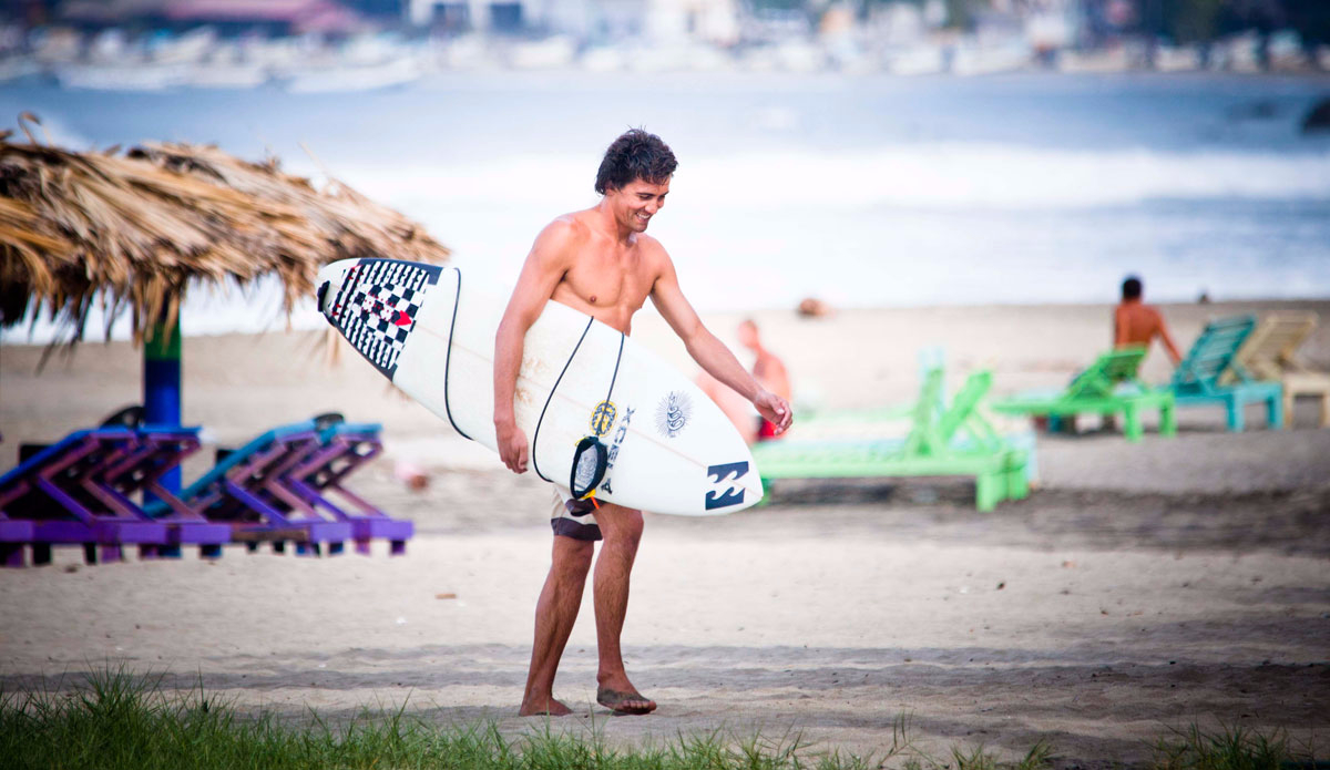 Greg Long, happy as can be.Photo: <a href=\"https://www.facebook.com/nosponsor\" target=\"_blank\">No Sponsor</a>