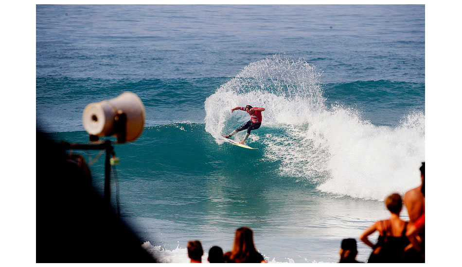 Your 2013 Hurley Pro champ putting that momentum to good use. Photo: <a href=\"https://quiksilverlive.com/profrance/2013/\">Quiksilver</a>