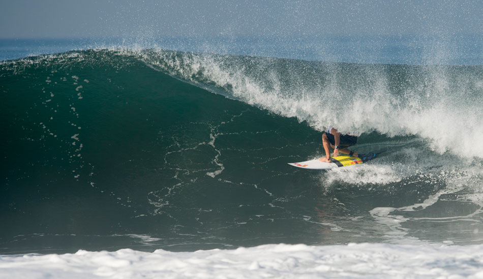 “That was the best heat you could ever ask for,” Kerr said. “I had priority when the good ones came and that was just really fun. You can’t script a much better heat and that was my first 10 in a ‘CT event.\" Photo: Kolesky/Nikon/Lexar