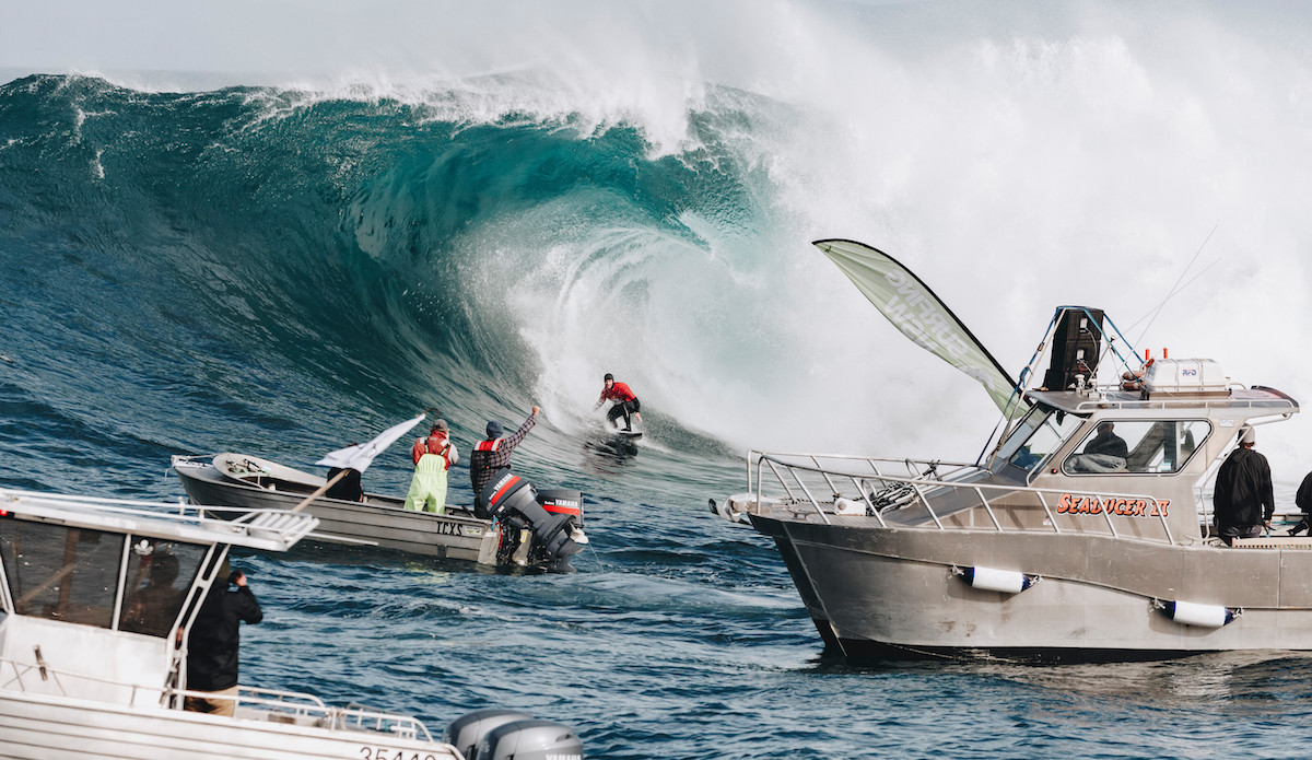 James Hollmer-Cross on a screamer. Photo: Andy Green/Red Bull Content Pool