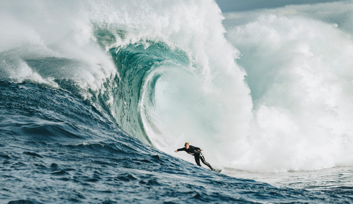 Mick Fanning navigating a bottom turn. Photo: Andrew Chisholm/Red Bull Content Pool