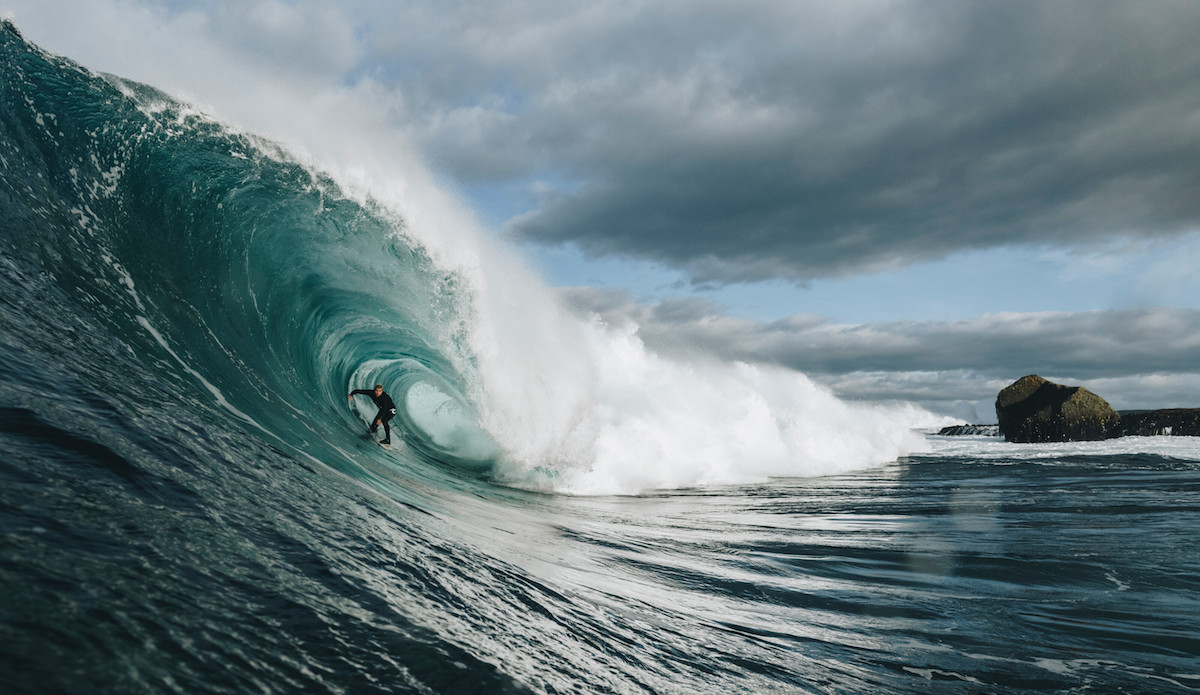 Mick Fanning, a long way from Coolangatta. Photo: Stu Gibson/Red Bull Content Pool