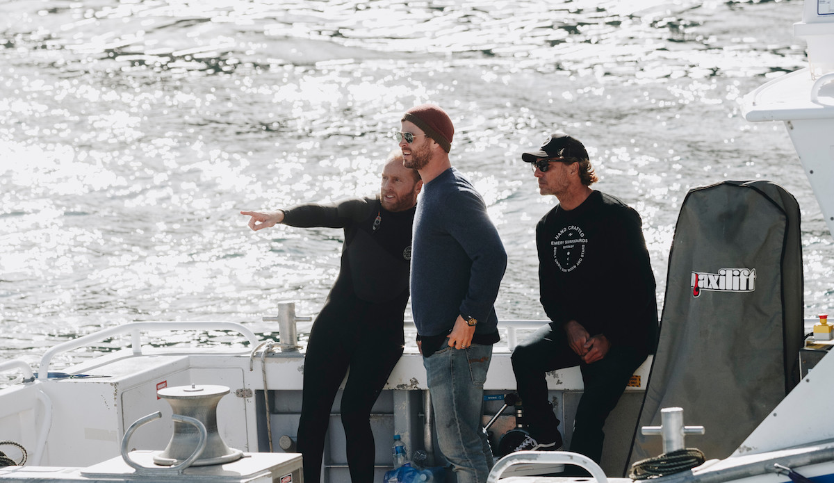 Word is Thor (aka Chris Hemsworth) has a thing for gladiator-like theatrics. Photo: Andy Green/Red Bull Content Pool