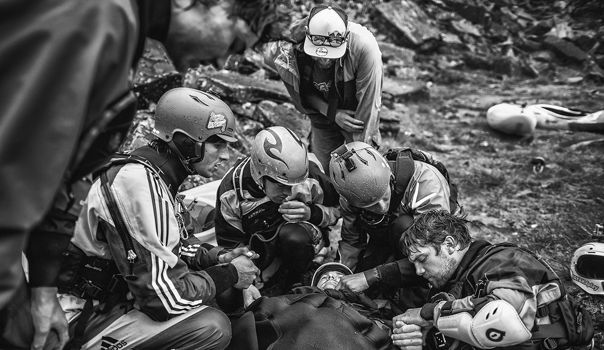 Red Bull Illume Image Quest 2016, Category Winner: Spirit Photographer Credit: Dean Treml / Red Bull Illume Athlete: Josh Neilson, Barnaby Prees, Sam Sutton, Tim Pickering, Ben Brown, Jamie Sutton and Jared Seiler  Location: Storulfossen, Norway  