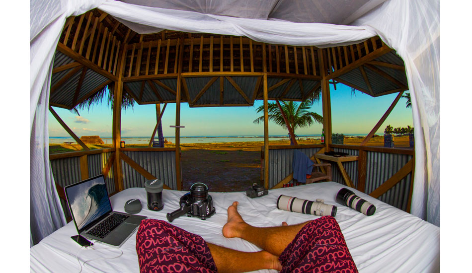 This is the best office in the world: 500 meter left hander out the front. Photo: <a href=\"https://www.ryzphoto.com\">Ryan Williams</a>