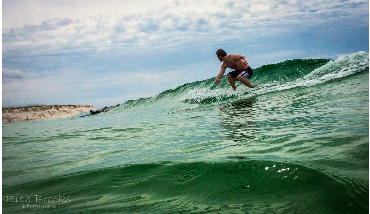 Conor Lynch leaving a wake behind him. Photo: <a href=\"https://richbrooksphotography.squarespace.com/\">Rich Brooks</a>