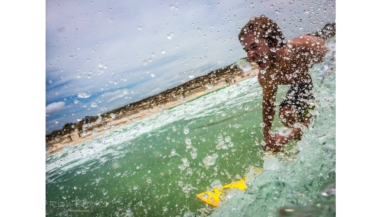 The look of joy when you find waves in a place you expect to be as flat as a pancake (Surfer: Conor Lynch) Photo: <a href=\"https://richbrooksphotography.squarespace.com/\">Rich Brooks</a>