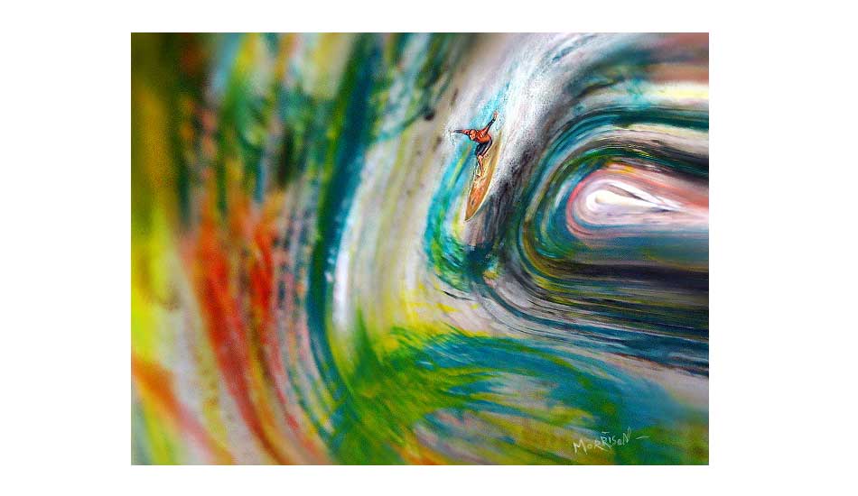 Colorful Kelly. Photo: <a href=\"https://www.envirosurfartseries.com\" target=_blank>Richard Morrison</a>