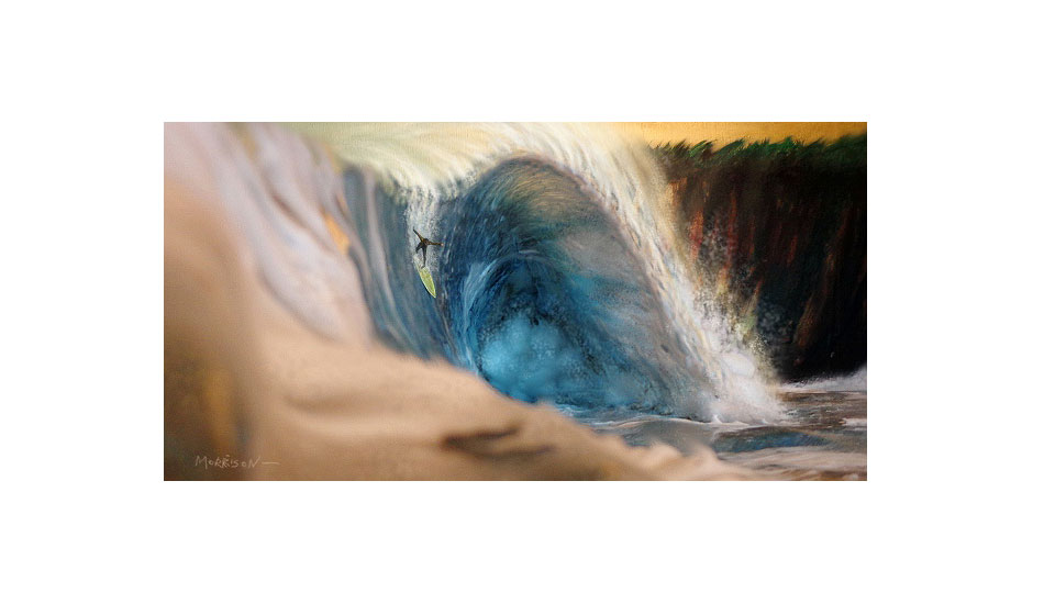 The Drop. Photo: <a href=\"https://www.envirosurfartseries.com\" target=_blank>Richard Morrison</a>