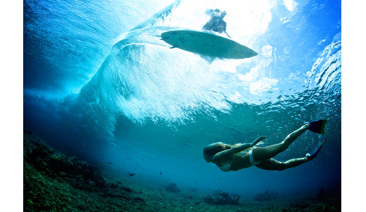 If I am ever asked for advice on what else to pack for a surf trip I always say swim fins and a mask. It’s another world down there and this view is addictive. Photo: <a href=\"https://richardkotchphotography.com/\">Richard Kotch</a>
