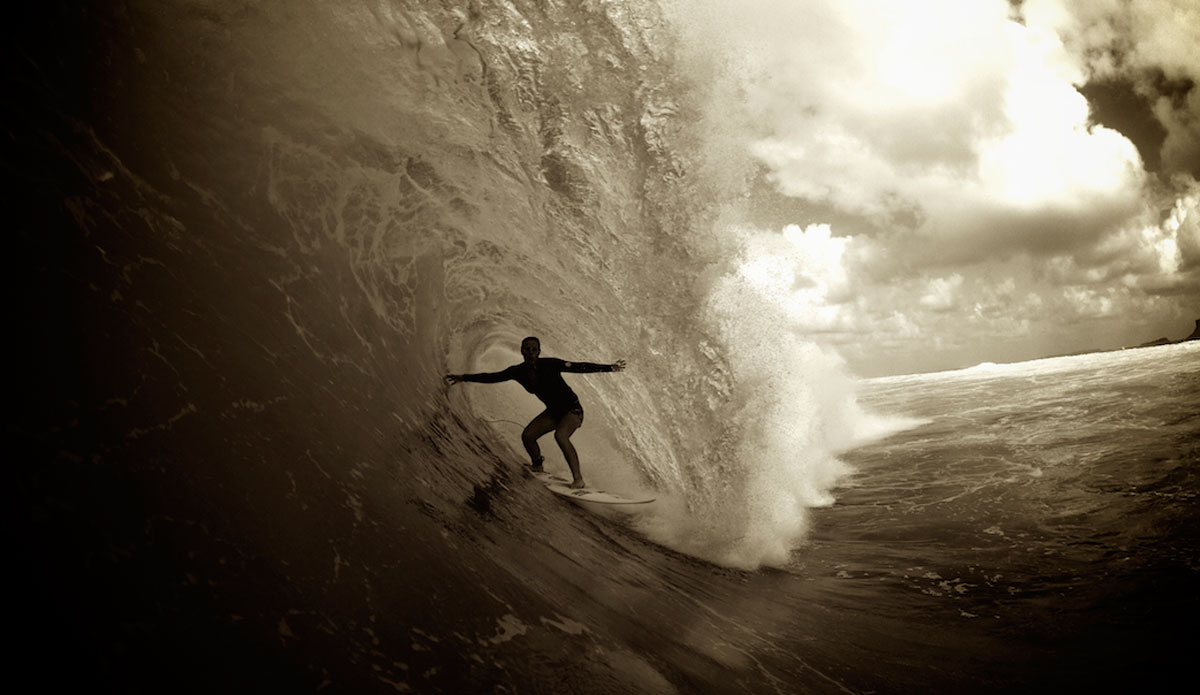 Tyler Wright at P-Pass. It’s interesting to watch pro surfers working with their photographers, especially when there’s clearly a shot they want to nail. Everyone has seen Ted Grambeau’s epic cover shots of Tyler with arms spread wide inside the P-Pass pit, but what you don’t see is all the waves that led up to that moment.  This wave was a smaller inside bowl as Tyler was growing in confidence. Two waves later she nailed her cover. Photo: <a href=\"https://richardkotchphotography.com/\">Richard Kotch</a>