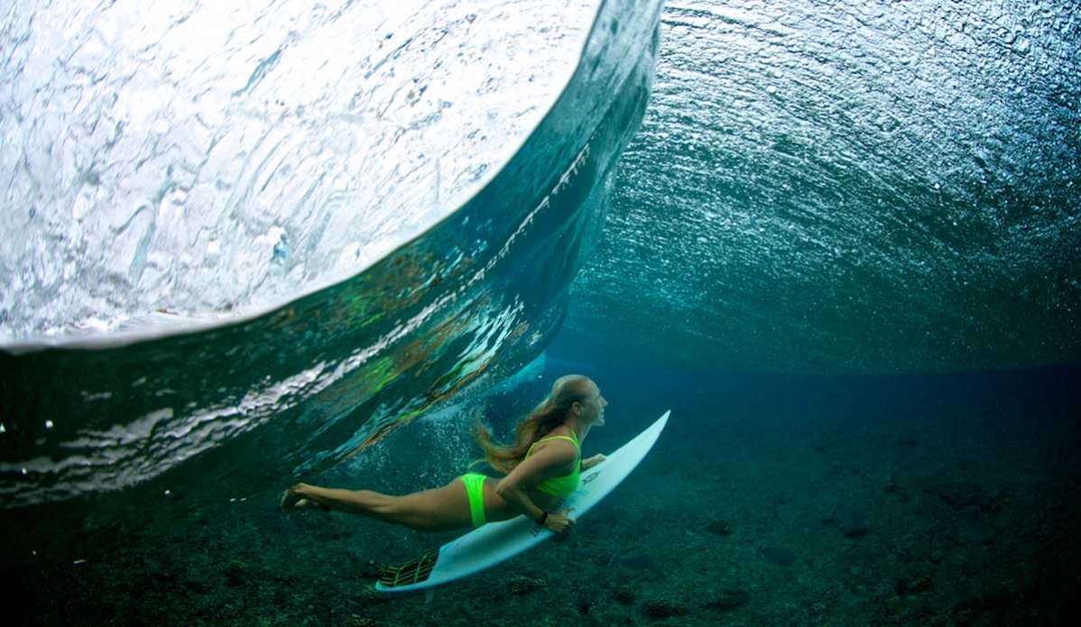 I think that a good duck-dive is an act of such beauty that I sometimes obsess over capturing the perfect shot. There is so much going on beneath the surface, I often find that non-surfers are more excited over duck dive shots than actual surf shots! Photo: <a href=\"https://richardkotchphotography.com/\">Richard Kotch</a>