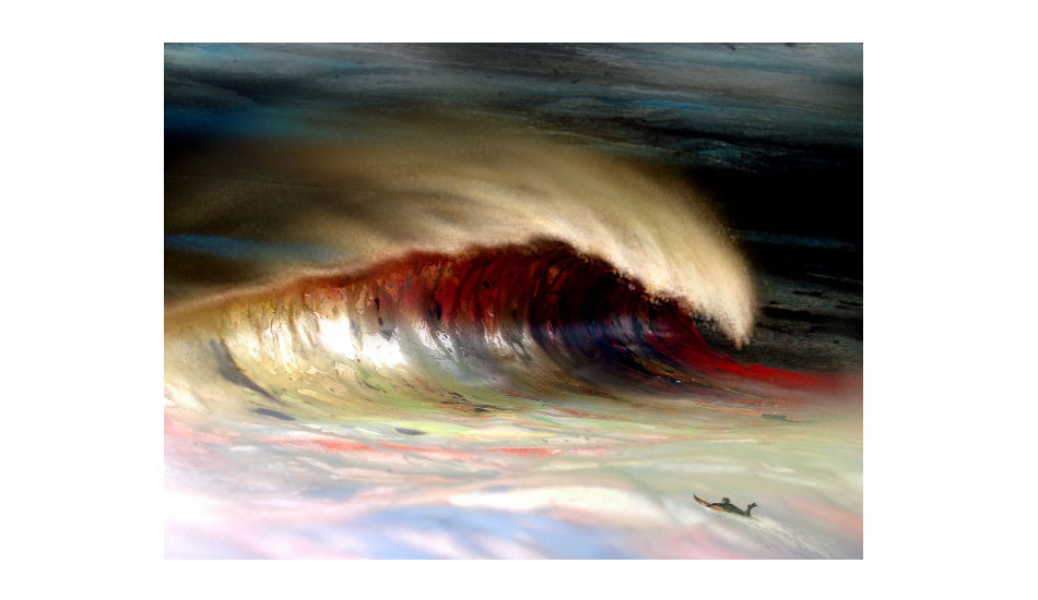 Paddle out. Photo: <a href=\"https://www.envirosurfartseries.com\" target=_blank>Richard Morrison</a>