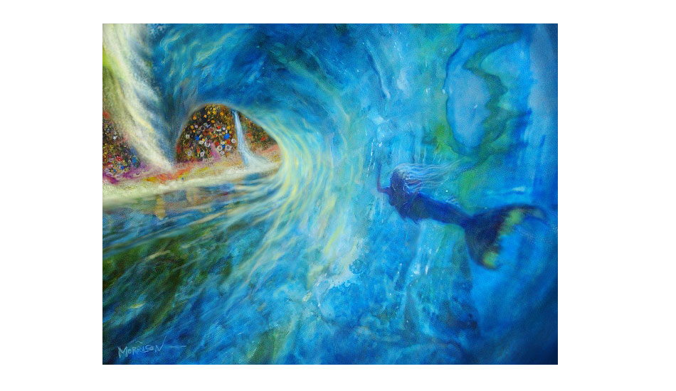 Mermaid. Photo: <a href=\"https://www.envirosurfartseries.com\" target=_blank>Richard Morrison</a>