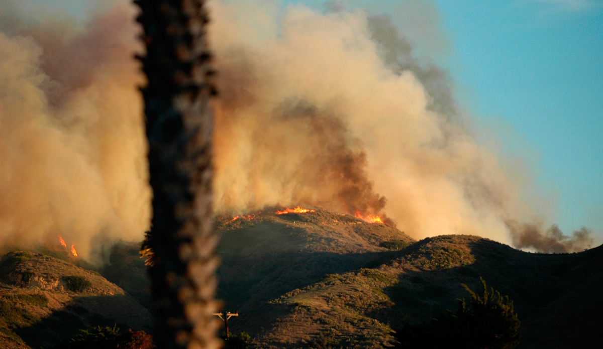 When the hills burn. Photo: <a href=\"https://www.rickyjlesser.com/\"> Ricky Lesser</a>