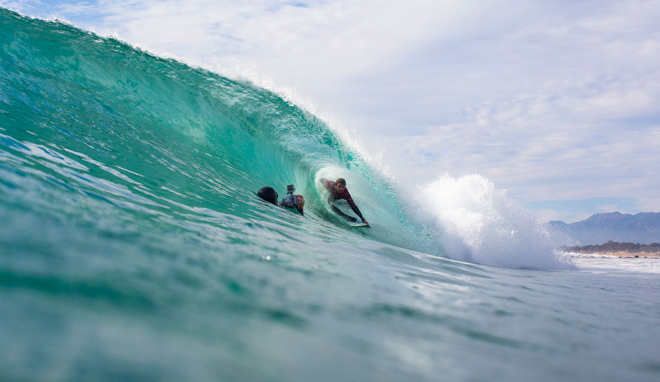 Kellen, stuffed in the tube. Photo: <a href=\"https://www.nickliotta.com\">Nick Liotta</a>