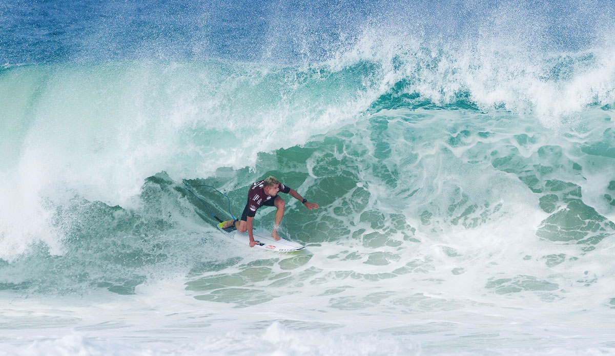 Mick Fanning of Tweed Heads, New South Wales, Australia (pictured)  winning his Round 2 heat at the Oi Rio Pro. Photo: <a href=\"https://www.worldsurfleague.com/\">WSL</a> / <a href=\"https://instagram.com/danielsmorigo/\">Smorigo</a>