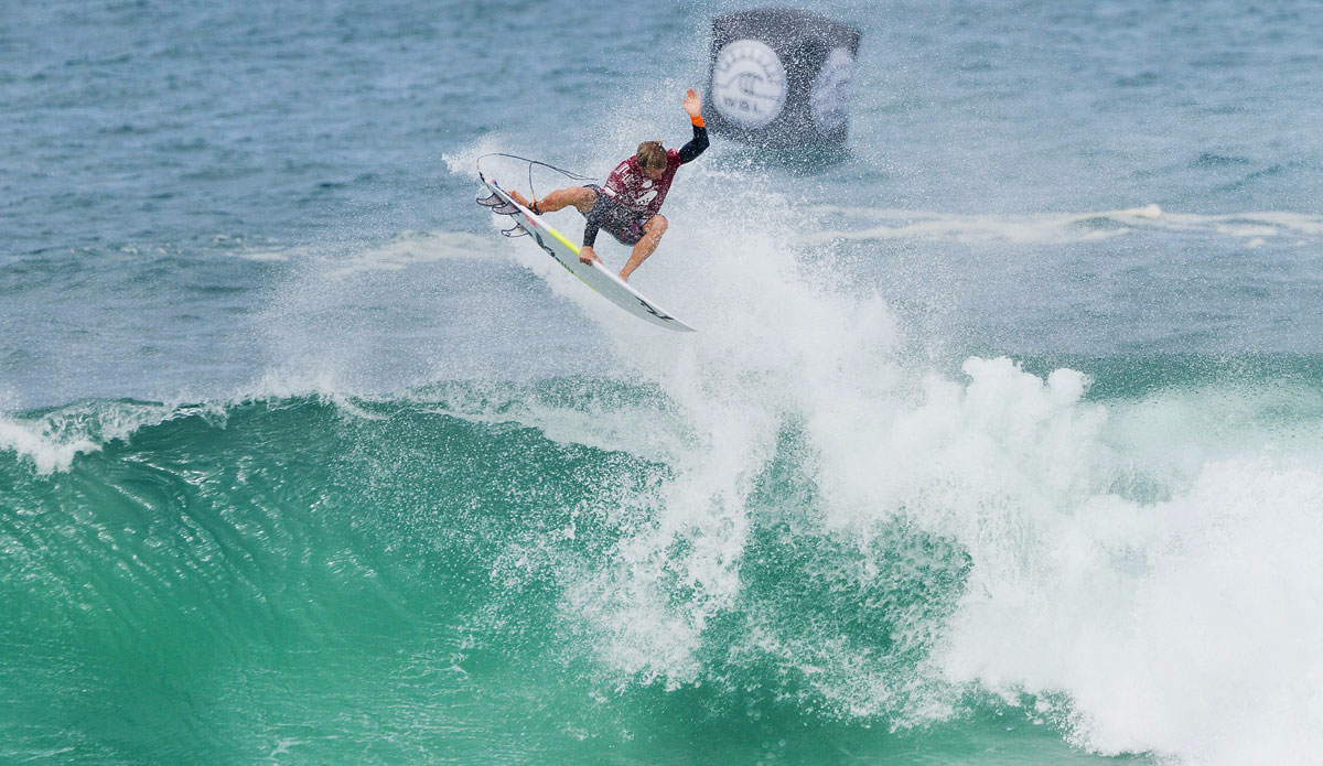 osh Kerr of Tweed Heads, New South Wales, Australia (pictured) winning his Round 2 heat at the Oi Rio Pro. Photo: <a href=\"https://www.worldsurfleague.com/\">WSL</a> / <a href=\"https://instagram.com/danielsmorigo/\">Smorigo</a>