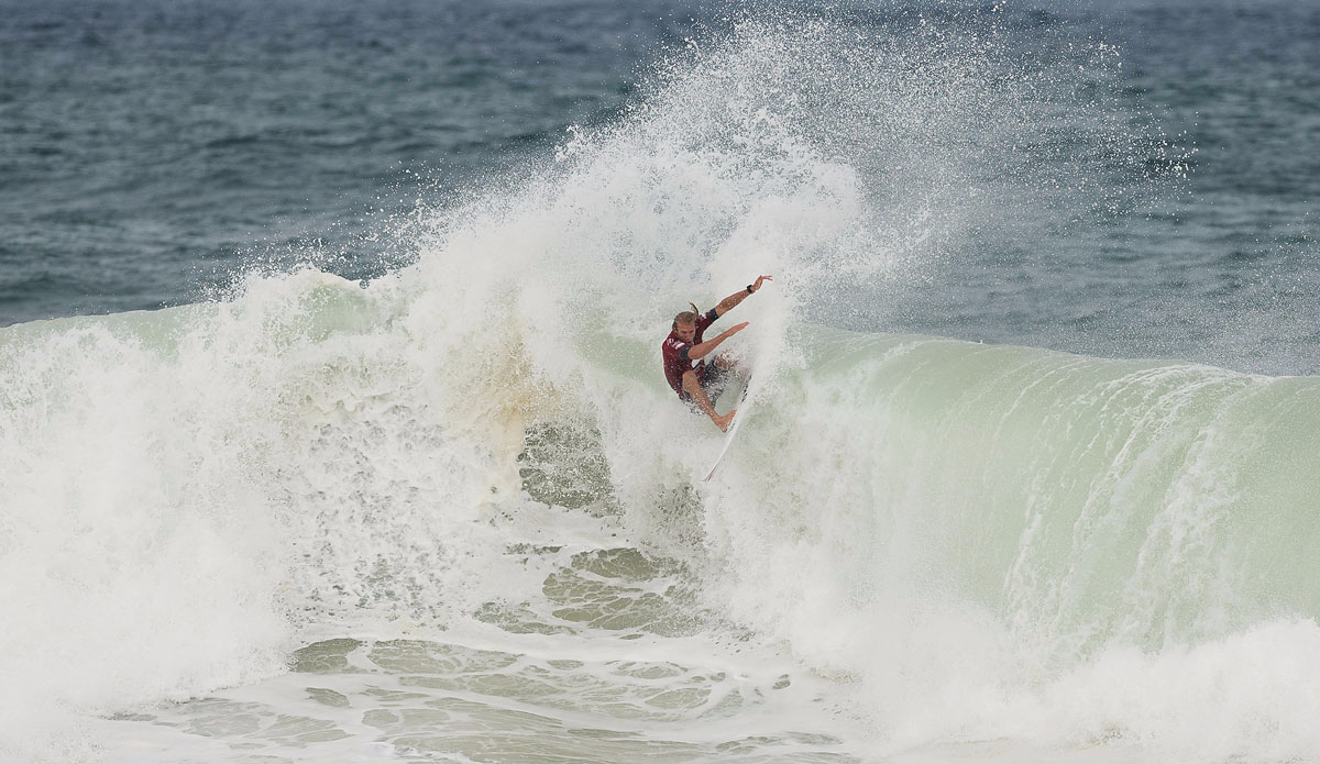  Owen Wright of Culburra Beach, New South Wales, Australia (pictured) winning his Round 2 heat at the Oi Rio Pro. Photo: <a href=\"https://www.worldsurfleague.com/\">WSL</a> / <a href=\"https://instagram.com/kc80\"Cestari</a>