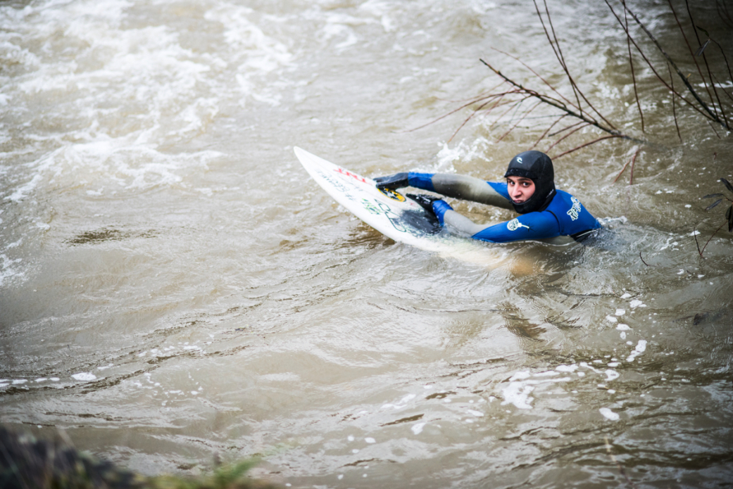 You can see it in Patrick\'s face, if you surf it for the first time, it is pretty scary.  Photo: <a href=\"www.larsjacobsen.com\">Lars Jacobsen</a>