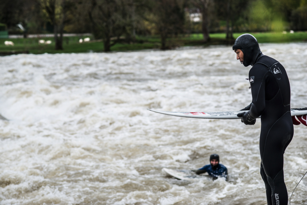 That\'s how a take off looks like in a river. Photo: <a href=\"www.larsjacobsen.com\">Lars Jacobsen</a>